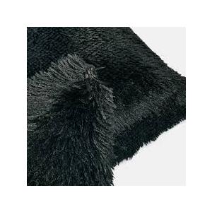 Black fluffy cover