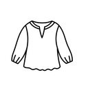 Loft Crewneck sheer cardigan black XS