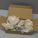 4 Pack Thanksgiving Decorations Fall Garland with Lights, Fall Decorations for Home Total 26Ft 80LED Enlarged Lighted Maples Leaves Garland Autumn Garlands Thanksgiving Decor Fireplace Party Christmas (Grey White)