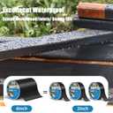 Deck Joist Tape 6''×50', 1 Pack Weather-Resistant Joist Tape for Decking, Waterproof Seal Antiseptic Butyl Decking Tape, Self-Adhesive Flashing Joists Tape for Wood Decks Beams Roof