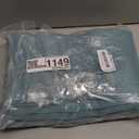 H.VERSAILTEX Blackout Curtains Thermal Insulated Window Treatment Panels Room Darkening Blackout Drapes for Living Room Back Tab/Rod Pocket Bedroom Draperies (2 Panels, Mineral Blue, 52 x 84 Inch)