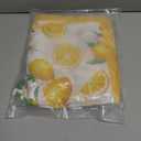 12 Pcs Lemon Cloth Napkins Lemon 20"x20" Washable Dinner Tea Party Napkins for Kitchen Party Wedding Restaurant Indoor Outdoor Botanical Fresh Spring Summer