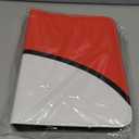 Carrying Case Binder for Standard Trading Card, Holds Up to 400 Cards with 50 Premium Sleeves 4-Pocket Pages (Red)