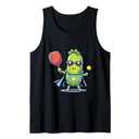 Cute Pickleball Super Hero Player Superhero Tank Top, M, Gray