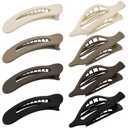 Hair Clips Non Slip Secure Hold Keep Hair in Place Hold Thick Thin Hair for Women Girls Daily Styling Parties 8 Piece Neutral Colors Durable Plastic (1)