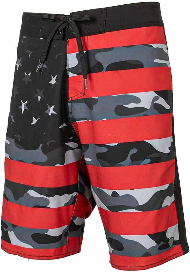 S A Company Men's 4-Way Stretch Board Shorts 42