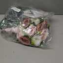 Inweder Flower Centerpieces for Wedding Tables: Wedding Table Decorations Dusty Rose & White Flower Balls Centerpieces for Engagement Cerebration Party Center Pieces 2 Packs