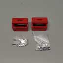 Morlike Silicone Seatbelt Secure Buckle Safety Cover Lock | Keep Children Safe in Car Seat and Prevent Kids from Accidentally Unbuckling | Buckle Guard Fits Almost Vehicles (red,2PACK)