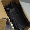 HNXKB SUV Air Mattress Car Camping Bed - Inflatable Thickened and Double Car Air Mattress Bed with Air Pump Portable Foldable Car Air Bed Mattress for Home Car Travel Camping-(Black)