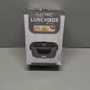 Vabaso Electric Lunch Box for Adults, 80W Heated Lunch Box Portable Food Warmer Lunch Box for Work/Men/Car/Truck with 1.5L 304 Stainless Steel Container Fork & Spoon, 110V/12V/24V (Dark Green)