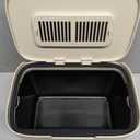 KAZAI. Compost Bin Kitchen 'Elin' | 1.2 GAL / 4.5L Countertop Compost Bin with Lid & Carbon Filter | Odor-Free, Dishwasher Safe, with Inner Bucket | Small Indoor Kitchen Composter | Taupe