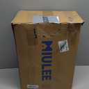 MIULEE Pinch Pleated Thick Linen Curtains 96 Inches 4 Panels Set Ivory Cream Back Tab Memory Trained Pinch Pleat Semi Sheer Light Filtering Privacy Curtains Window Drapes for Living Room Bedroom Birch