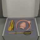 Matcha Whisk Sets,Japanese Matcha Set,Matcha Bowl with Spout,Matcha Whisk and Holder,Bamboo Scoop,Sifter - 6 Pcs Tea Set for Matcha Lover,Tea Ceremony,Thanksgiving,Christmas Gifts (Pink)