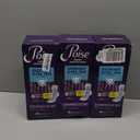 Poise Overnight Ultra Thin Incontinence & Postpartum Pads with Wings for Bladder Leaks, 8 Drop Extra Absorbent, Long Length, 60 Count (3 Packs of 20)