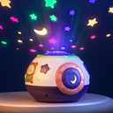 TUMAMA Baby Toy Gifts for Newborn, Toddlers Night Light Star Projector, Baby Sleep Soother Sound Machine, Talking Baby Toys