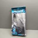 Cressi Pano 3 Panoramic Wide View Mask Dry Snorkel Set with Combo Snorkeling Bag, All Black