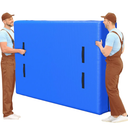 California King Mattress Bag for Moving and Storage, Heavy Duty Tarp Waterproof Cali King Size Bed Mattress Cover, Zippered Mattress Protector with 8 Strong Carrying Handles, 86’’ L x 75’’ W x 15’’ D