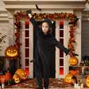 Cat Costume For Girls,Black Cat Noir Costume For Kids Dress Up,Prefect for Halloween,Animal Dress Up Party (Black, M)