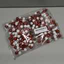 Thiccywoov 24 Pcs Christmas Glitter Berries Stems, 8.8" H Artificial Christmas Picks for Christmas Tree Ornaments, Holiday Wreath DIY Crafts, Xmas and Home Decor(Red, White)