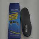 Plantar Fasciitis Feet Insoles Arch Supports Orthotics Inserts Relieve Flat Feet, High Arch (Mens 6-6 1/2 | Womens 8-8 1/2) (Gray)