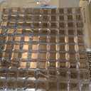 5 Sheets Peel and Stick Silver Square Flat Mirror Mosaic Tiles for Kitchen Backsplash and Bathroom Wall