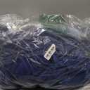 Amazon Basics 6 Piece Oversized Fade resistant Towel set, 100% Cotton towels for bathroom, soft and absorbent, 2 Bath Towels, 2 Hand Towels and 2 Washcloths bathroom towel set, Navy Blue