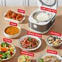 TOSHIBA Induction Heating Rice Cooker - Low Carb, Low Sugar, Digital Steamer, 5.5 Cups (Uncooked), 8 Cooking Functions, 24H Timer & Auto Keep Warm, Silvery white