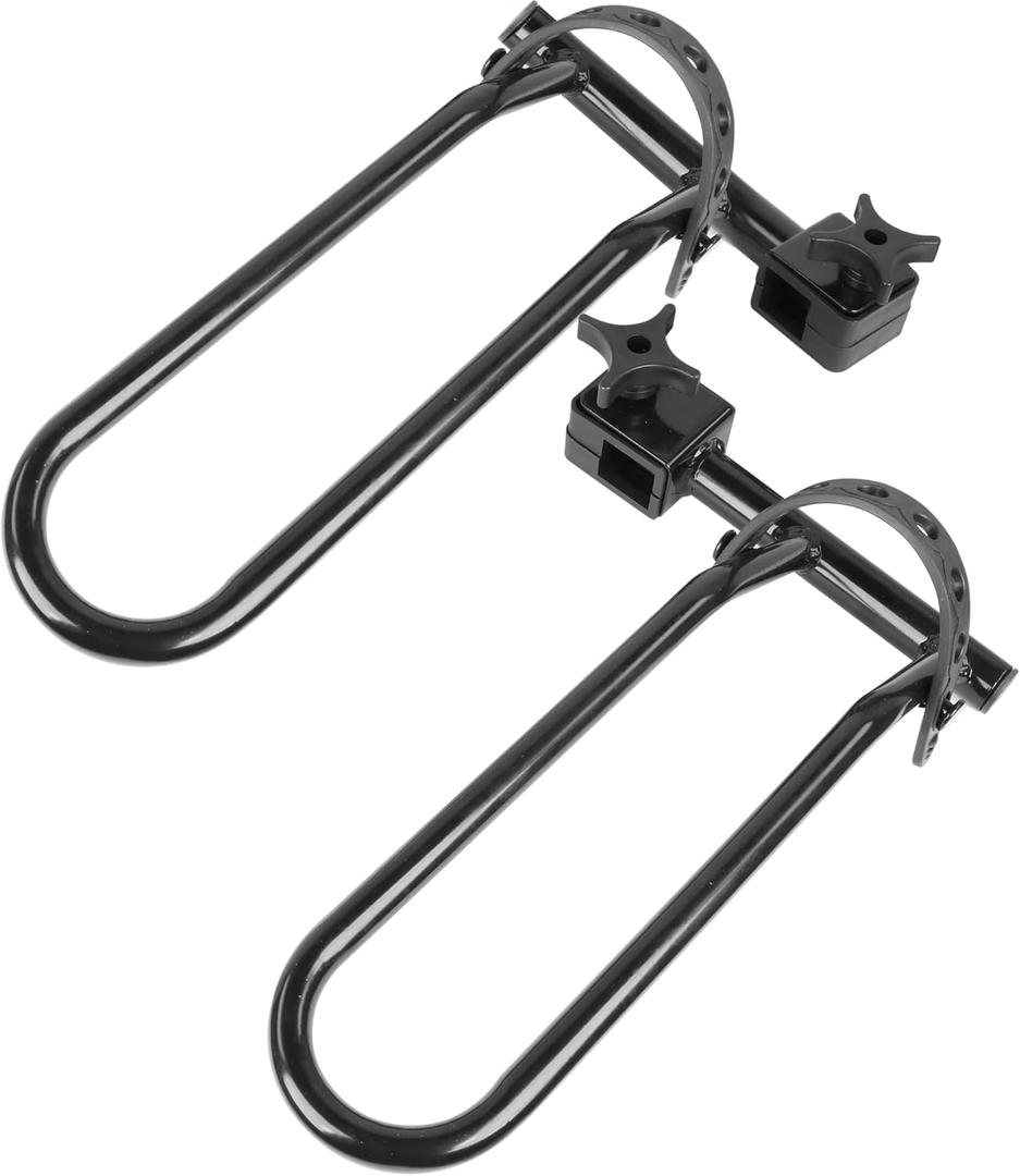 MaxxHaul 50582 Replacement 2-1/4" Wide Wheel Cradles for MaxxHaul 50027 Bike Rack - 2 Pieces,Black