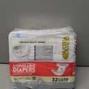 Paw Inspired Disposable Dog Diapers, Female Dog Diapers Ultra Protection, Diapers for Dogs in Heat, Excitable Urination, or Incontinence, XXS 32 Count