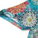 Poetsky Summer Womens Tunic Tops for Leggings with Pockets Short Sleeve Casual Long T Shirts S-3XL (Blue, M)