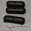 Flemoon [3 Pack] Outdoor Extension Cord Safety Cover with Waterproof Seal, Weatherproof Electrical Connection Box to Protect Outdoor Outlet, Plug, Socket, Christmas Holiday Decoration Light, Black