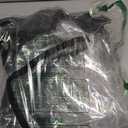 KSSZZCO 3 Pieces Thicken Clear Luggage Cover Protector, 20" 24" 28" PVC Luggage Covers for Suitcase Waterproof Dustproof Anti-scratch Travel Suitcase Covers Case for Wheeled Luggage (Clear-Black Frame)