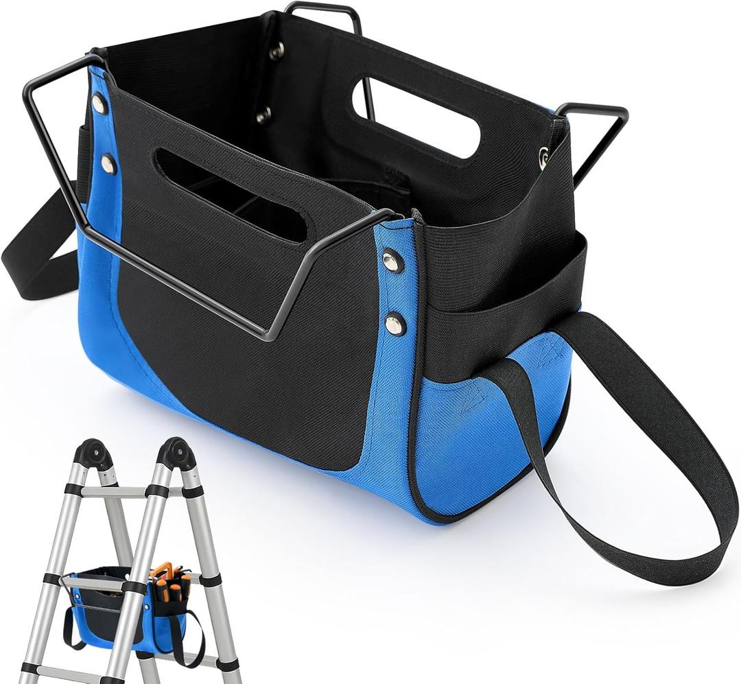 Aliceset Ladder Tool Holder Giant Ladders Pouch Upgrade Cargo Elastic Storage Bag Heavy Duty Bag Organizer Accessories for Tool Organizer & Storage
