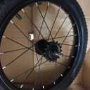 EIRONA 16" Kids Bicycle Rear/Front Wheel Replacement – Solid Rubber Tire with Inner Tube, Bike Wheel Assembly, Don't Fit with Huffy