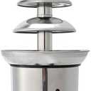 Chocolate Fountain Machine Electric Chocolate Fondue Fountain Machine Stainless Steel 4-Pound Capacity for Chocolate Candy Butter Cheese (4-Tier)
