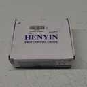 1 Pack of HENYIN Wave Lever Door Lock/Door Knob Hardware Handle and Closet Lockset, Gold Color, Bathroom Version Without Key,Left Hand (805-G-L-Bk)