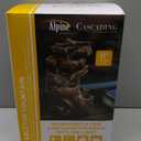 Alpine Corporation WIN1180 11" Indoor Tabletop Waterfall Fountain with LED Lights, 5 Tier Rainforest Garden Fountain, Brown