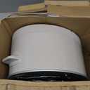 bella 6.0 Qt Programmable Slow Cooker, Ceramic Nonstick Coating, Adjustable Temperature & Cooking Times, Dishwasher Safe Stoneware Pot & Tempered Glass Lid, Tangle Free Cord Wrap, Oatmilk