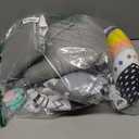 Baby Gym Play Mat, 8-in-1 Tummy Time Mat & Activity Gym, Washable Ball Pit, Infant Play Mat with Detachable Toys for Sensory Exploration and Motor Skill Development (Black White)