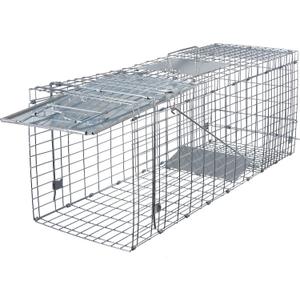 ANT MARCH Live Animal Cage Trap 32''x11.5"x13" Steel Humane Release Rodent Cage Iron Door for Rabbits, Stray Cat, Squirrel, Raccoon, Mole, Gopher, Opossum, Skunk, Chipmunks, Groundhog