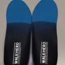 Walk-Hero Inserts Relieve Plantar Fasciitis Flat Feet Insoles Arch Supports, Orthotic Insoles for Foot Pain Arch Pain Reduce Muscle Fatigue Absorb Shock (Mens 5-5 1/2 | Womens 7-7 1/2)