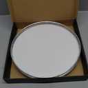 13" Lazy Susan Turntable Organizer for Table Top, Round Wooden Lazy Susan for Cabinet Kitchen Decor Centerpieces Coffee Table, Storage Condiments Spices, Bathroom Vanity Tray for Soap, White