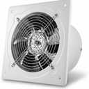 8 inch Exhaust Fan, 686CFM Wall Mounted Vent Fans, Ventilation Blower for Ceiling Bathroom Attic Window Basement Ventilation Fan, 110V 80W