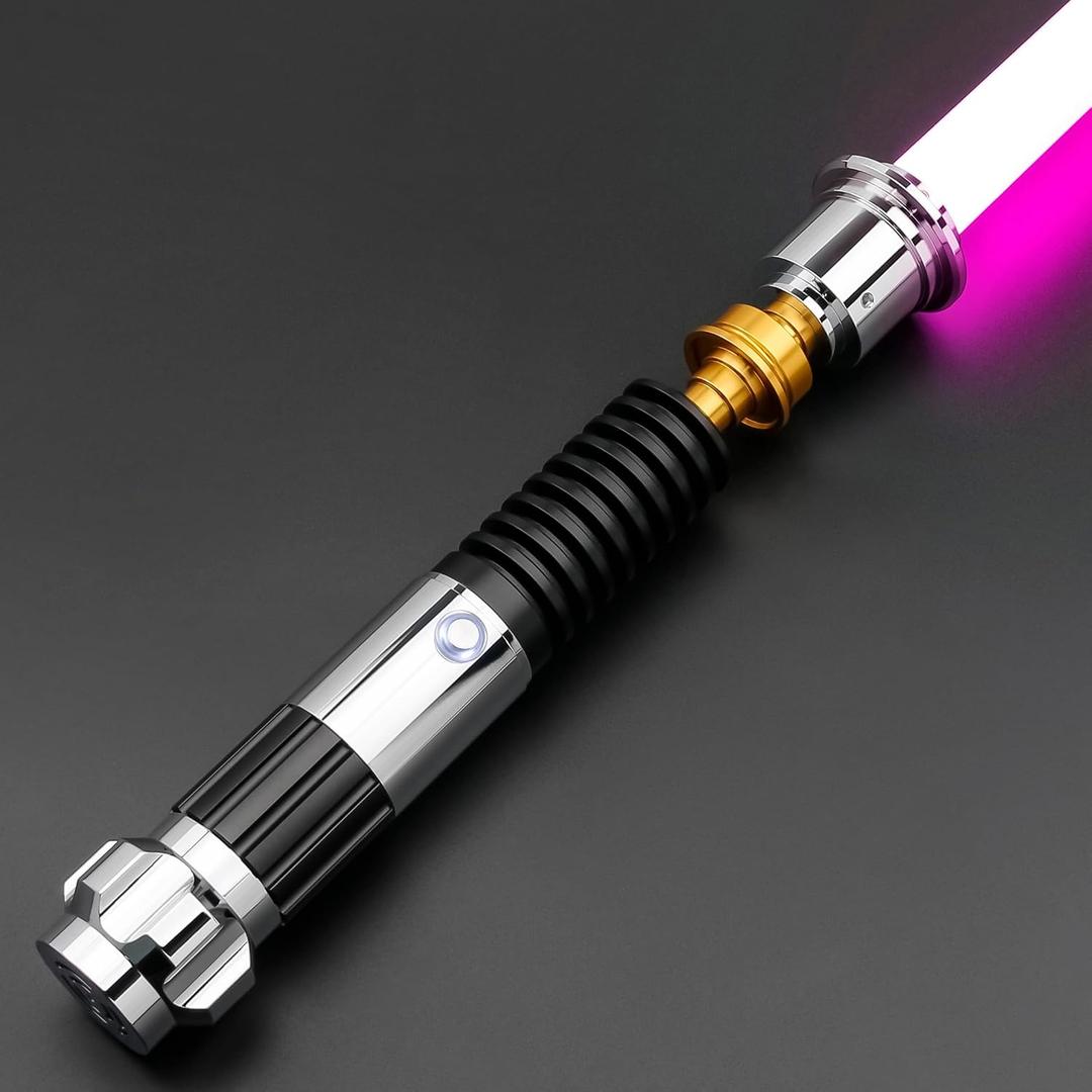 Light Saber,Light Sabers for Adults/Collectors,Dueling Light Saber,Motion Control Premium Hilt with 12 Colors & 16 Sound Fonts,Light Sabers Toys Halloween Cosplay Weapon,Gifts for Christmas&Training