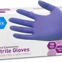 MedPride Powder-Free Nitrile Exam Gloves, Iris Blue, Medium, Box/100