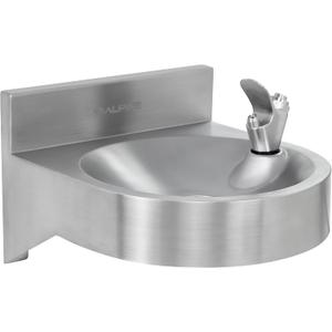 Alpine Water Drinking Fountain Wall Mounted - Commercial Hydration Station for Indoor & Outdoor in School, Parks, Courts & More (Stainless Steel)