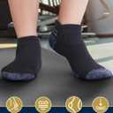 2 x Pembrook Ankle Compression Socks for Women & Men - 4 Pairs | Sports Running Compression Socks | Athletic Ankle Support Socks (XX-Large, 2 Black / 2 White - 4 Pairs)