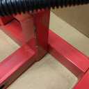 Lawn Mower Lift,Lawn Mower Jack Lift for Riding Mowers,Easy to Install, Safe and Stable.Ridding Mower Lift with telescoping Feature Holds up to 1400 lbs, Rust-Resistant Finish. (Classic Red)