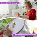 10 Pcs Small Scissors All Purpose, Stainless Steel Sharp Mini Detail Craft Scissors with Protective Cover for Embroidery, Paper Cutting, Sewing, Knitting, Crafting, 3.5"