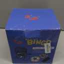 Yuanhe Deluxe Bingo Game Set-Includes Metal Cage,500 Colorful Bingo Chips,100 Bingo Cards,75 Colored Balls,Plastic Masterboard,Great for Large Groups,Parties